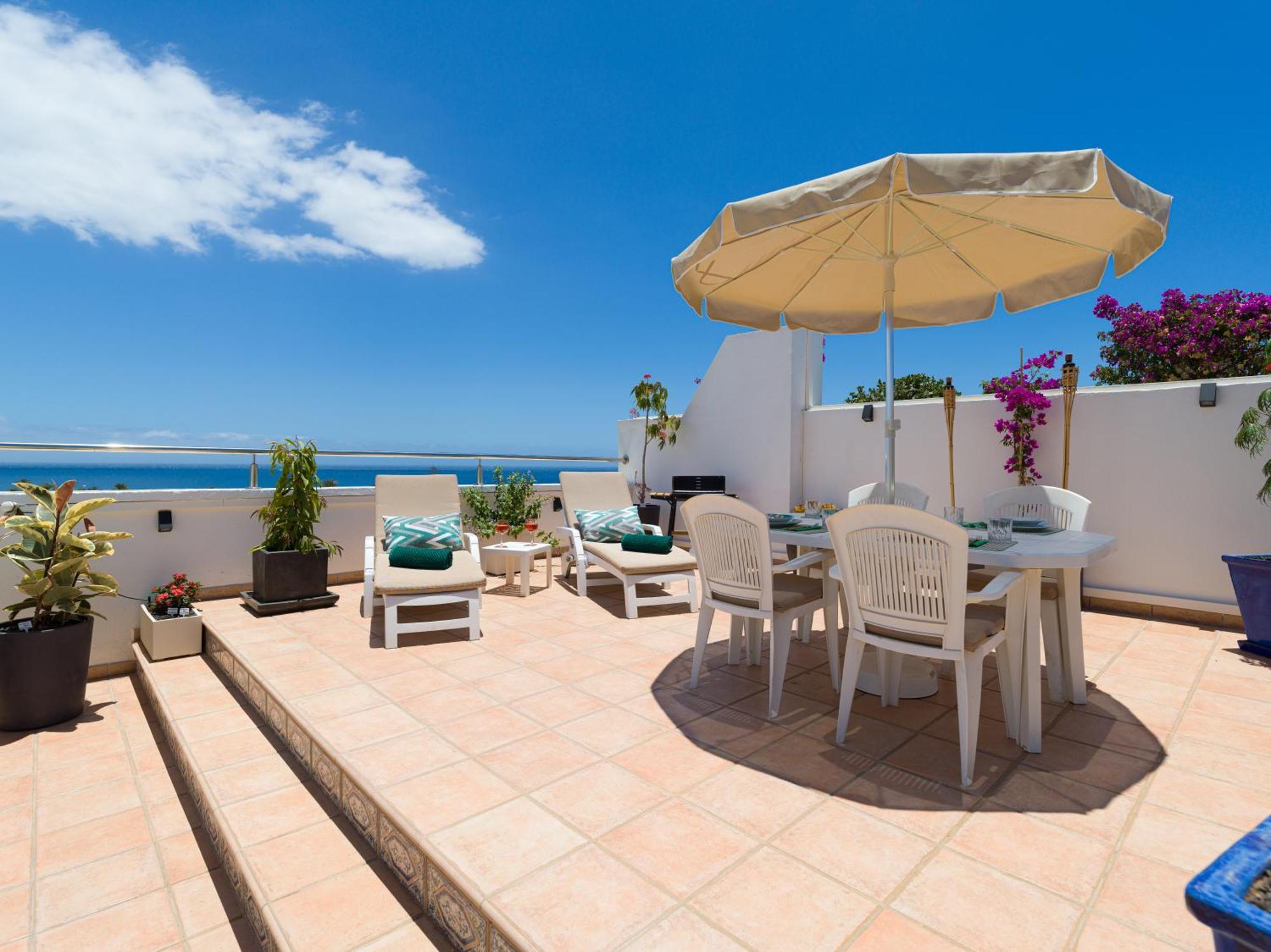 Casa Lex I Ocean & Sunrise Panorama I Steps From Dunes And Beach I Private 50 Sqm Terrace I Pool Maspalomas  Esterno foto
